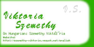 viktoria szemethy business card